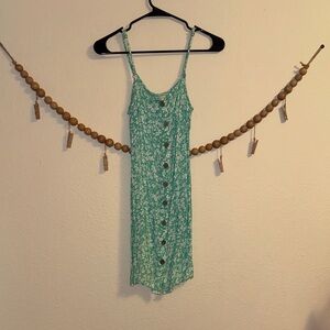 Billabong Green Floral Dress